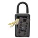 KeySafe™ Original Push-Button Lid Key Box (Portable), Black, Reshipper