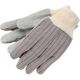 Memphis Industry Standard Leather Palm Gloves, Clute Pattern, Knit Wrist