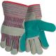 Memphis Industry Standard Leather Palm Gloves, Industrial Grade, Jointed Double Palms, 2 1/2