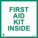 ™First Aid Kit Inside™, Self-Adhesive, Vinyl, 4