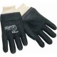 Supported PVC Gloves (Single Dipped, Smooth Finish, Knit Wrist)