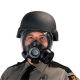 813859 Advantage™ 1000 Riot Control Gas Mask, MD