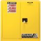 Sure-Grip™ EX 40 Gal Yellow Safety Cabinets for Combustibles, Manual Doors
