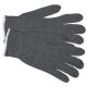 Memphis Regular-Weight String Knit Gloves, 70/30 Cotton/Poly, LG, White
