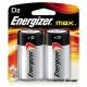 Energizer™ Max™ D Batteries, 2/Pkg