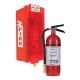 5 lb ABC Pro Line Fire Extinguisher w/ Mark I Jr. Cabinet, Red Tub/Red Cover