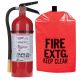 5 lb ABC Pro Line Fire Extinguisher w/ Heavy-Duty Fire Extinguisher Cover